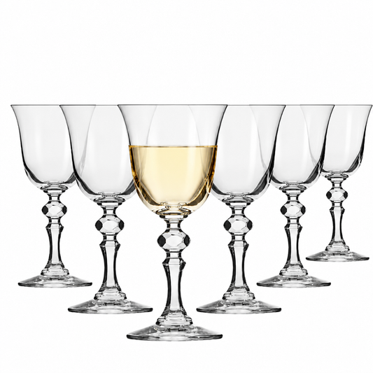 Krosno Krista White Wine Glasses - 155ml - Set of 6