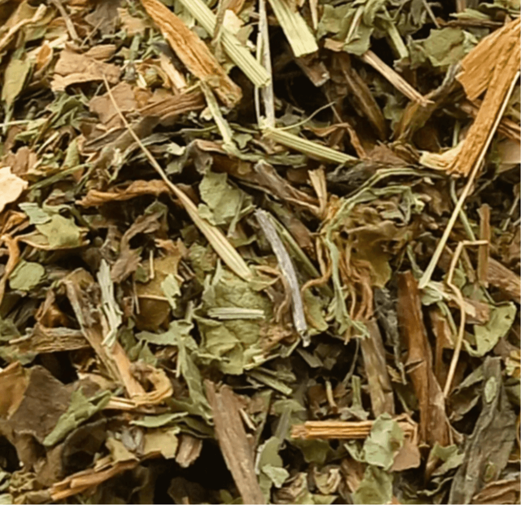 Organic Dandelion Leaf Tea from Porter Hill Tea Company, featuring fresh dried dandelion leaves in a herbal tea blend.