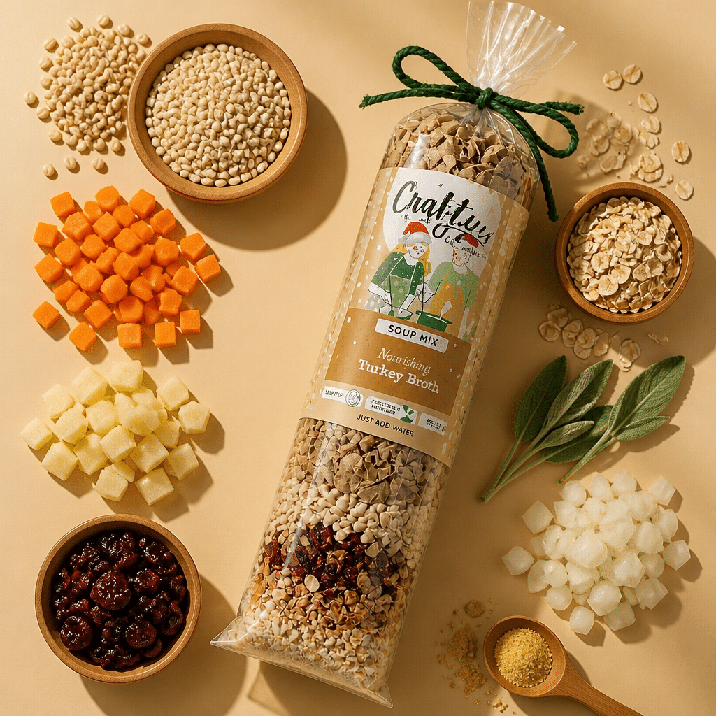 Christmas Turkey Broth Soup Mix Crafty Cook by Kandy Kitchen Creations