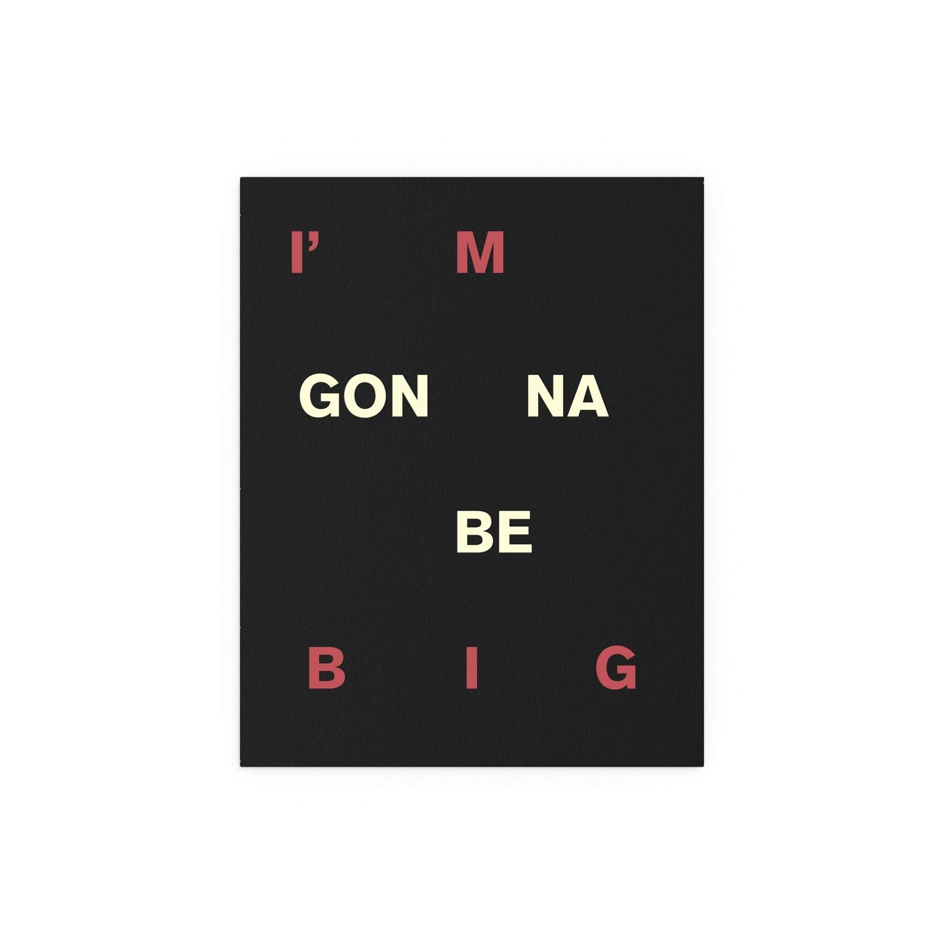 Fontaines DC Big poster by Glow On Prints featuring bold typography and vibrant artwork for wall decor.