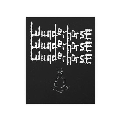 Wunderhorse Devil print poster by Glow On Prints featuring a striking devil-themed artwork on high-quality paper.