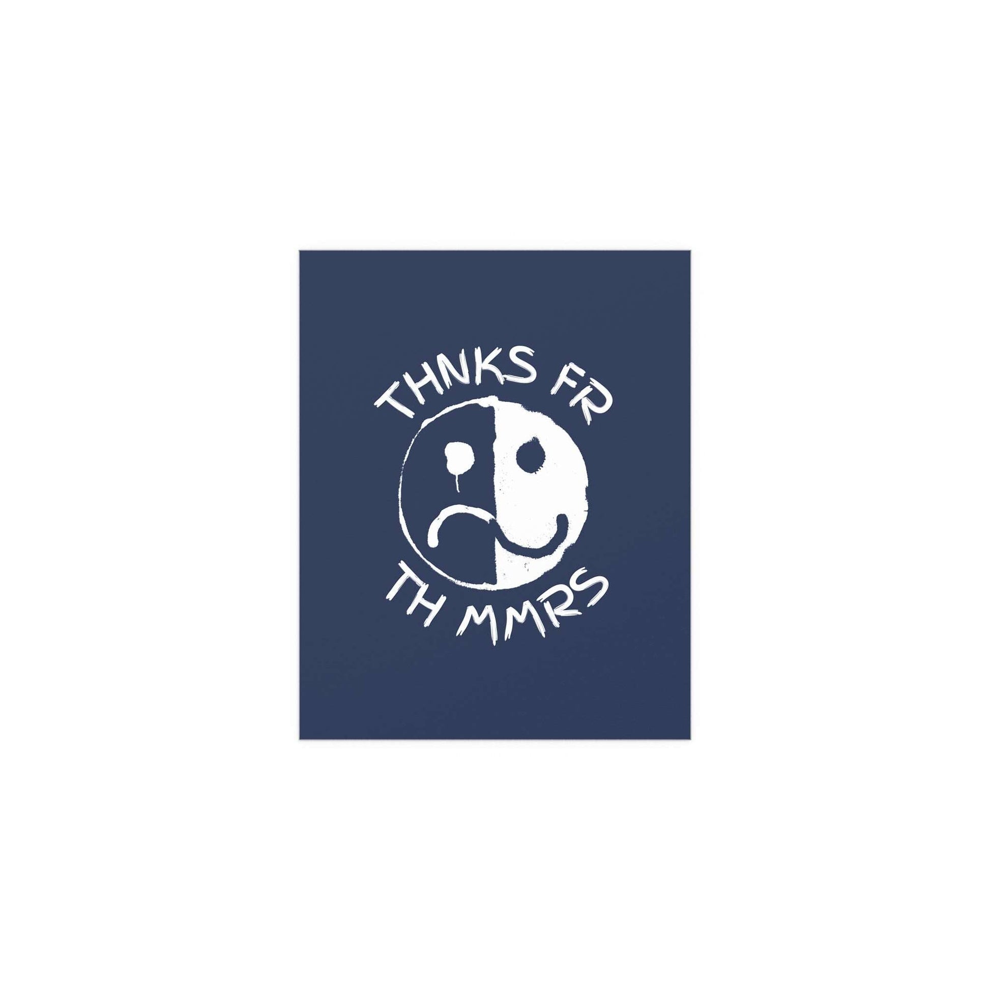 Fall Out Boy "Thnks Fr Th Mmrs" poster by Glow On Prints, featuring band-inspired artwork on a vibrant print.