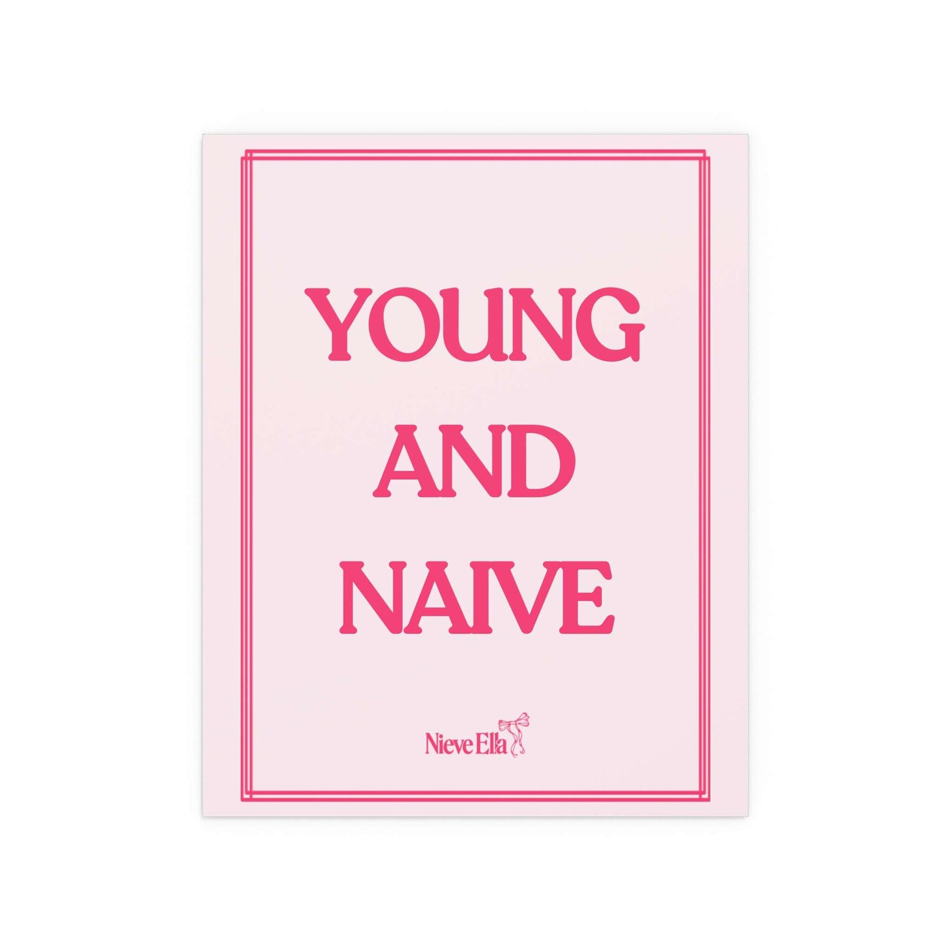 Nieve Ella poster by Glow On Prints featuring a vibrant, artistic image of a young woman with flowing hair and colorful background.