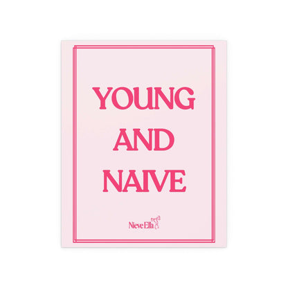 Nieve Ella poster by Glow On Prints featuring a vibrant, artistic image of a young woman with flowing hair and colorful background.