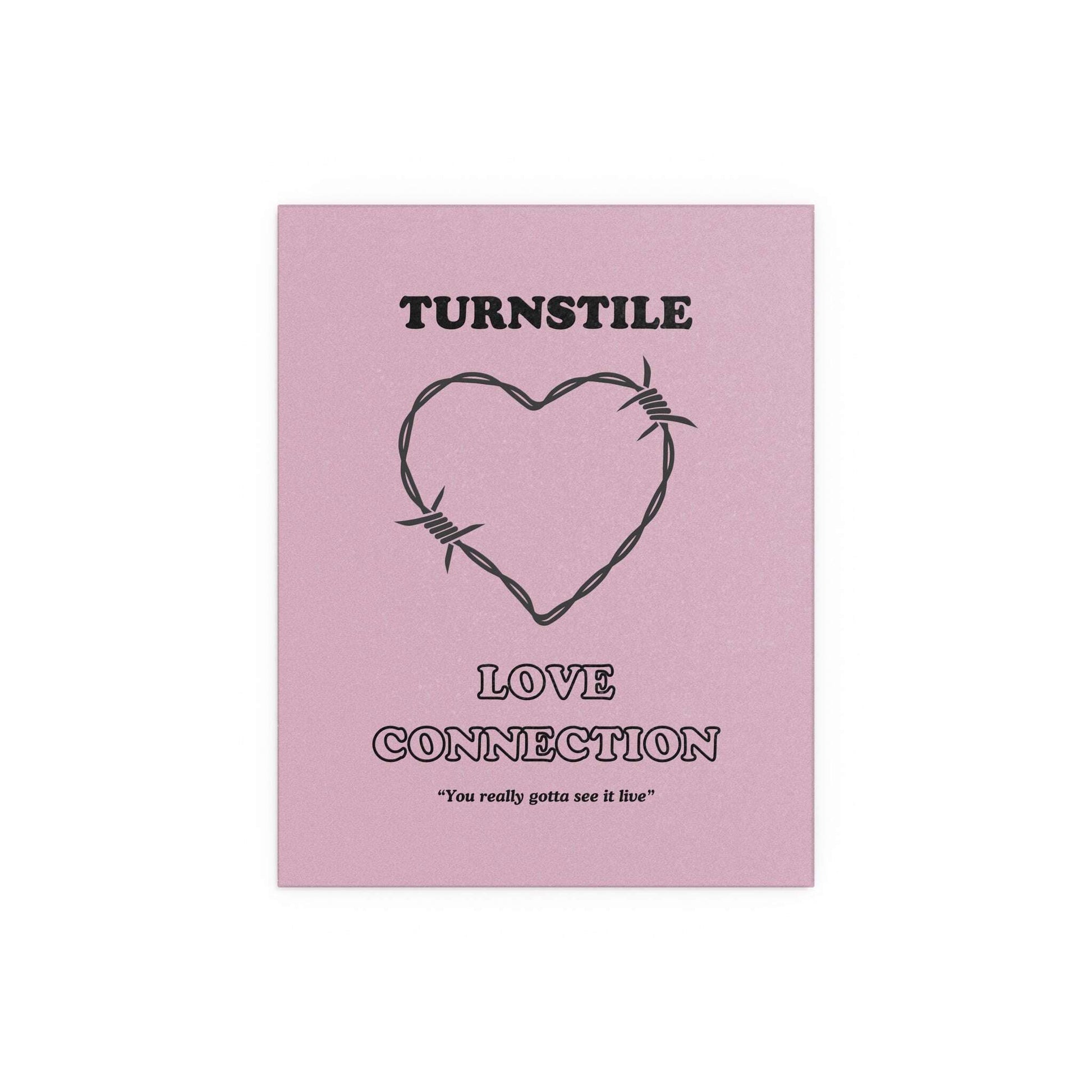 Glow On Prints TLC turnstile poster featuring vibrant, detailed artwork suitable for decor or collection display.