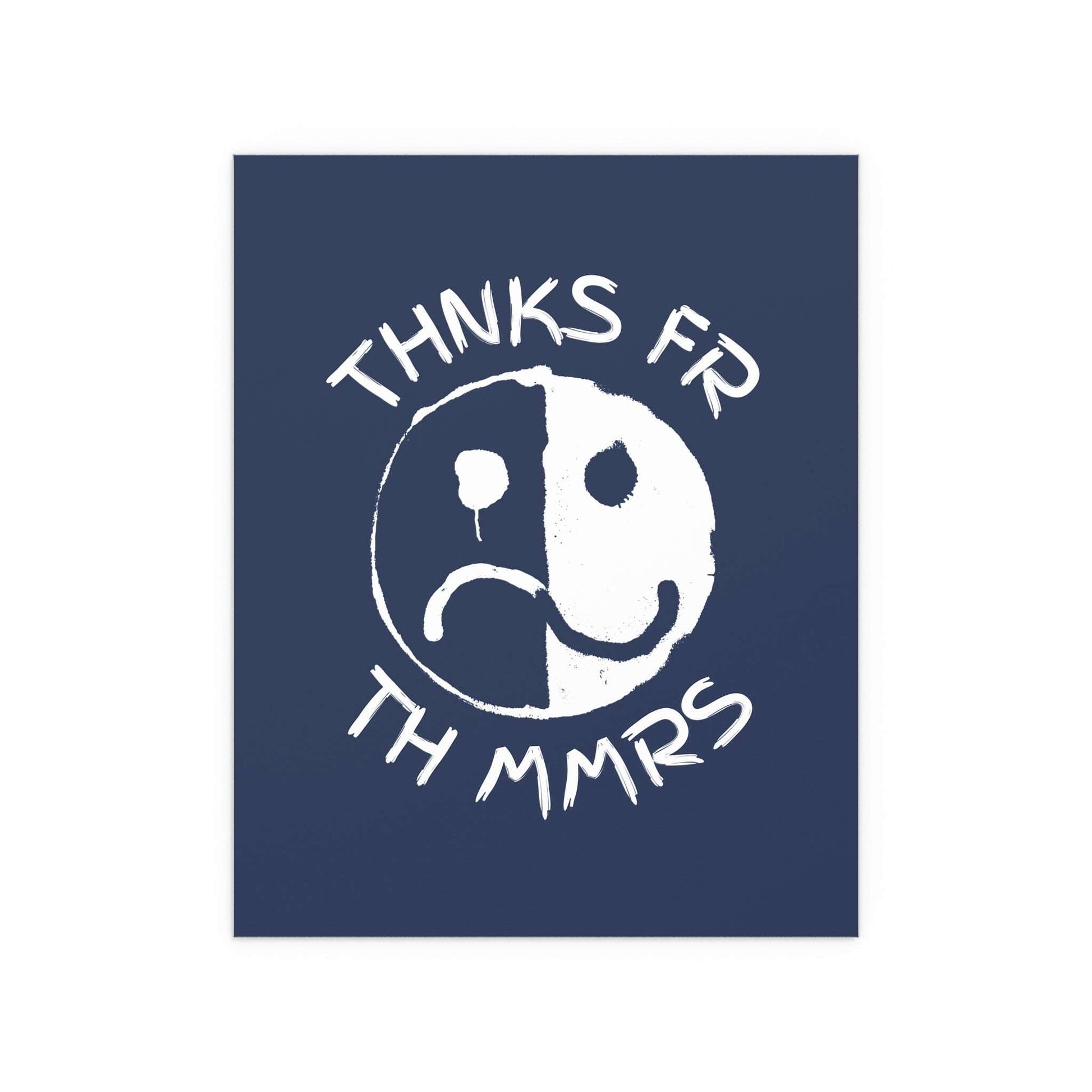 Fall Out Boy "Thnks Fr Th Mmrs" poster by Glow On Prints, featuring album-inspired artwork on a decorative print.