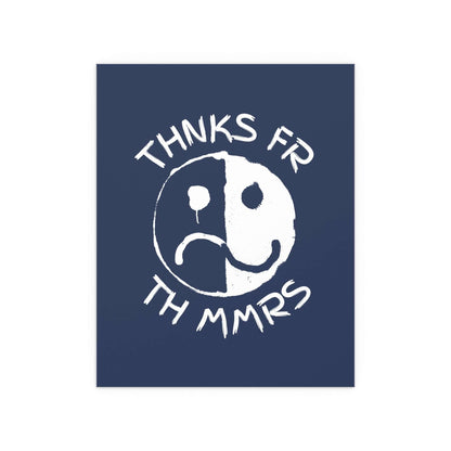 Fall Out Boy "Thnks Fr Th Mmrs" poster by Glow On Prints, featuring album-inspired artwork on a decorative print.