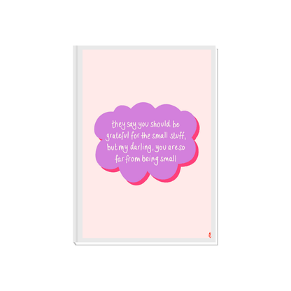 Pink and lilac maximalist nursery print featuring cute, colorful designs on high-quality paper by Peak Prints.