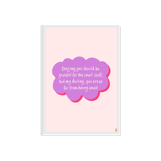 Pink and lilac maximalist nursery print featuring cute, colorful designs on high-quality paper by Peak Prints.