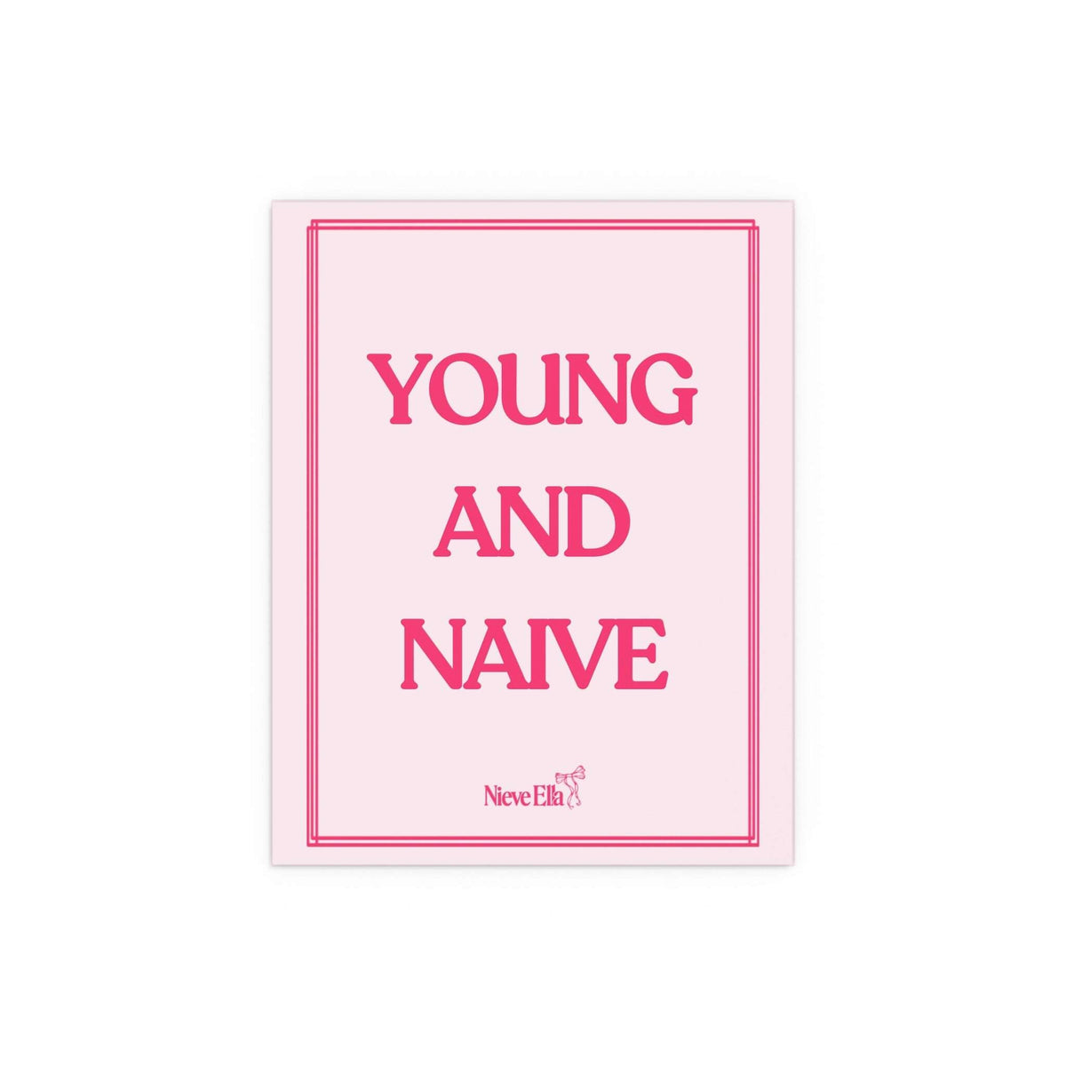 Nieve Ella poster by Glow On Prints featuring a vibrant, artistic portrait of a young woman with colorful, expressive details.