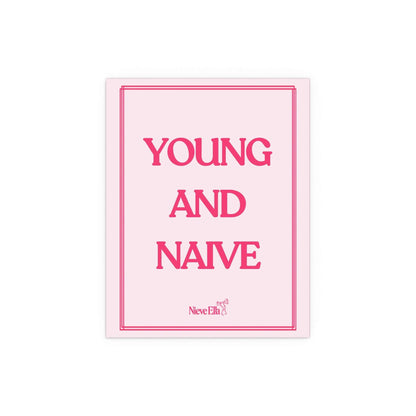 Nieve Ella poster by Glow On Prints featuring a vibrant, artistic portrait of a young woman with colorful, expressive details.