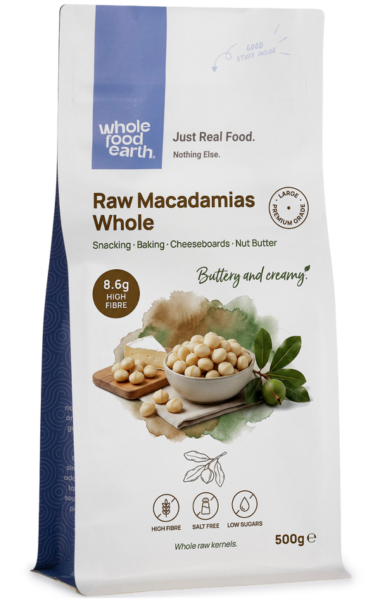 Raw Macadamias Whole | Large Premium Grade