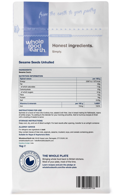 Sesame Seeds Unhulled