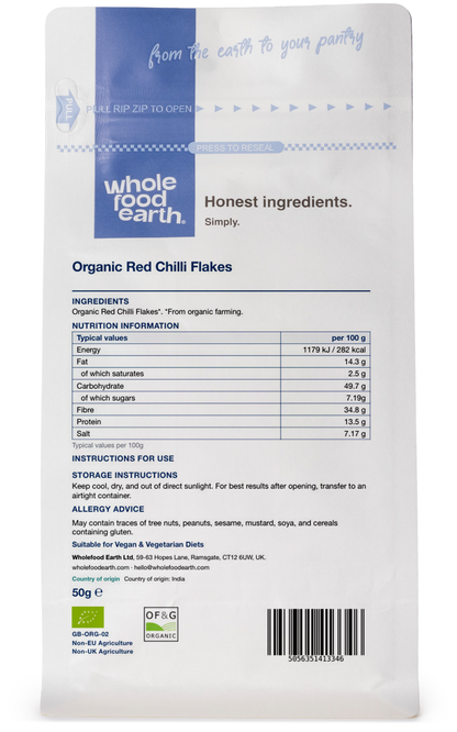 Organic Red Chilli Flakes
