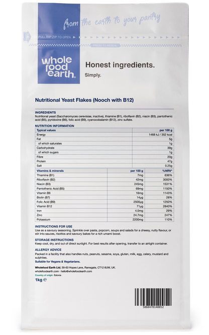 Nutritional Yeast Flakes (Nooch with B12)
