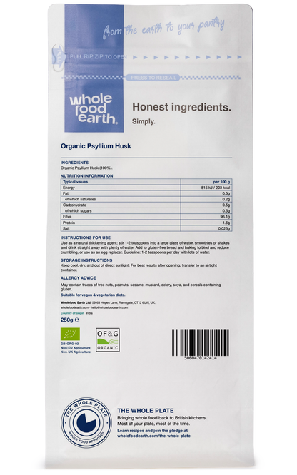 Organic Psyllium Husk