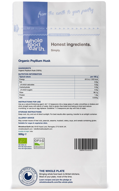 Organic Psyllium Husk