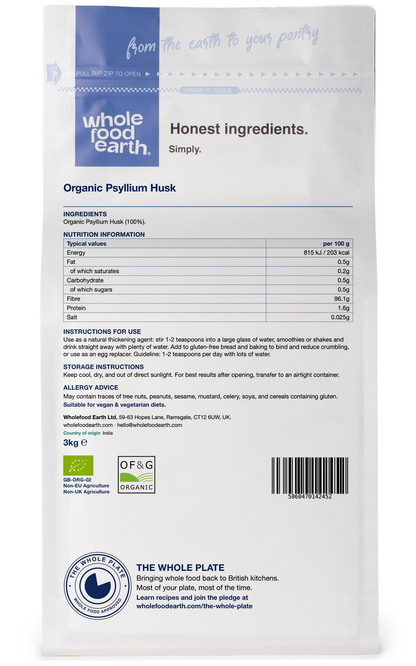 Organic Psyllium Husk