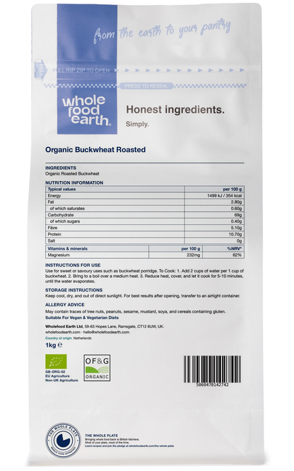 Organic Roasted Buckwheat