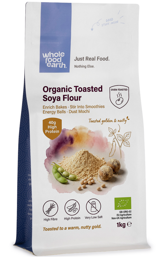 Organic Toasted Soya Flour