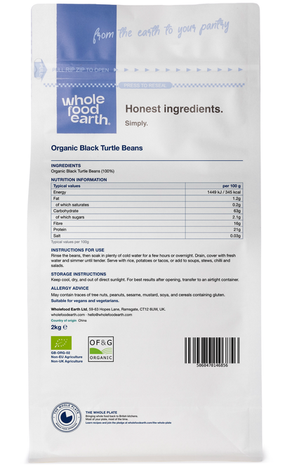 Organic Black Turtle Beans