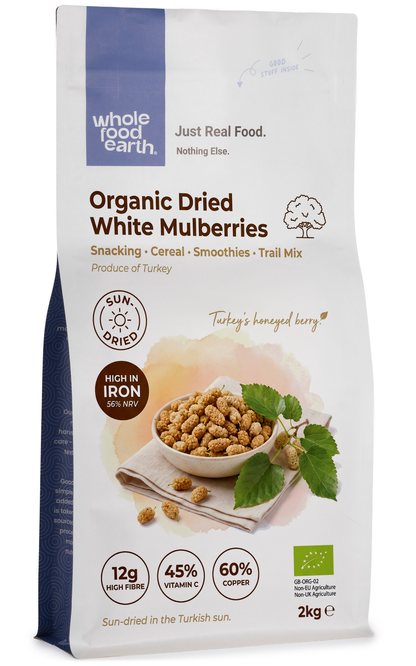 Organic White Mulberries