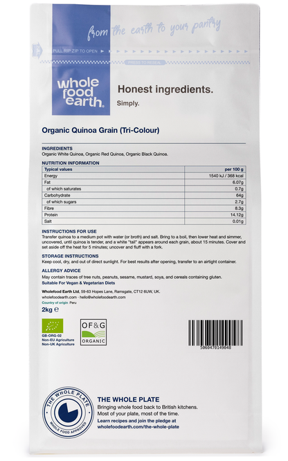 Organic Quinoa Grain (Tri - Colour)