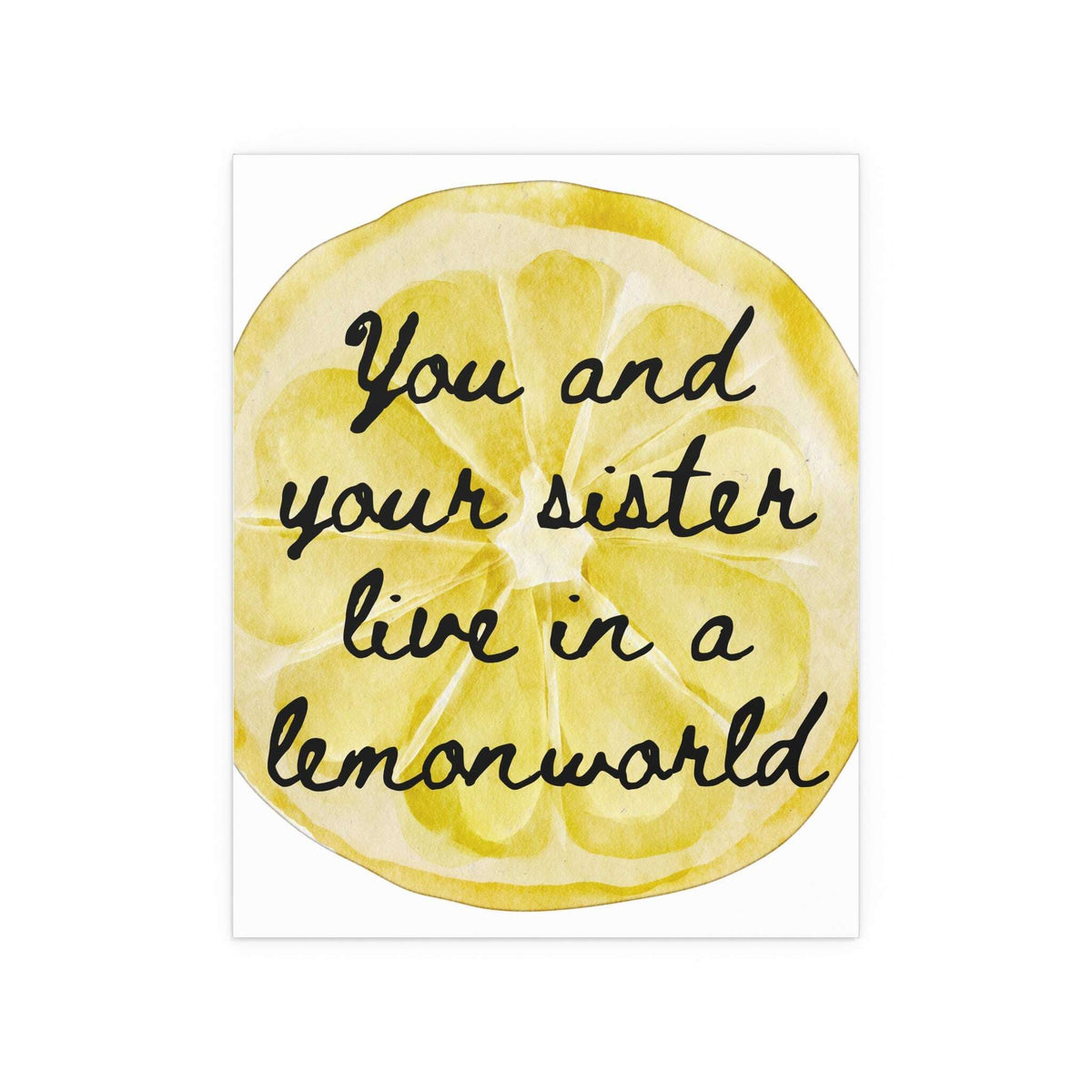 Yellow Lemonworld poster by The National, featuring vibrant lemon imagery, from Glow On Prints.