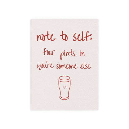 Olivia Dean "Note To Self" poster by Glow On Prints, featuring artistic design and portrait of the singer on high-quality paper.