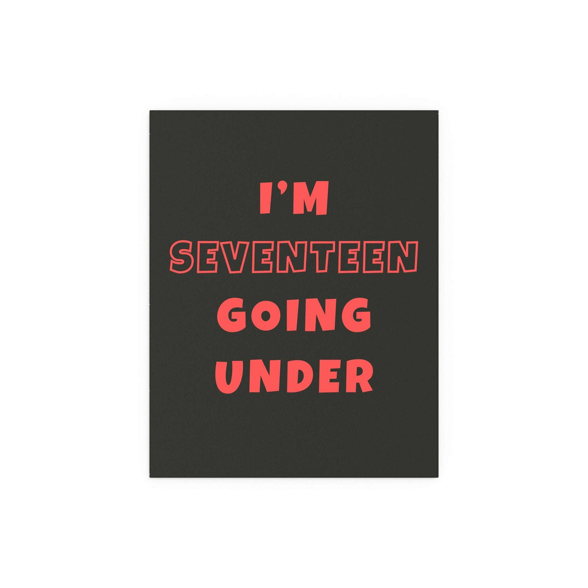 Black and red poster of Sam Fender's "Saturday" by Glow On Prints, featuring bold artwork of the music artist.