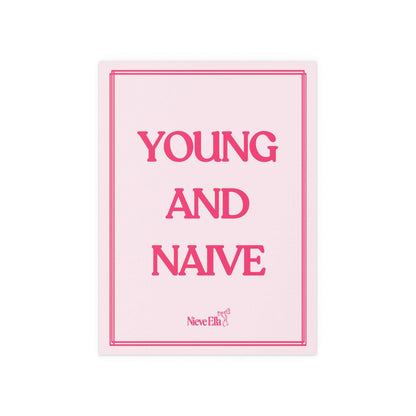 Colorful Nieve Ella poster by Glow On Prints featuring vibrant abstract artwork on a white background.