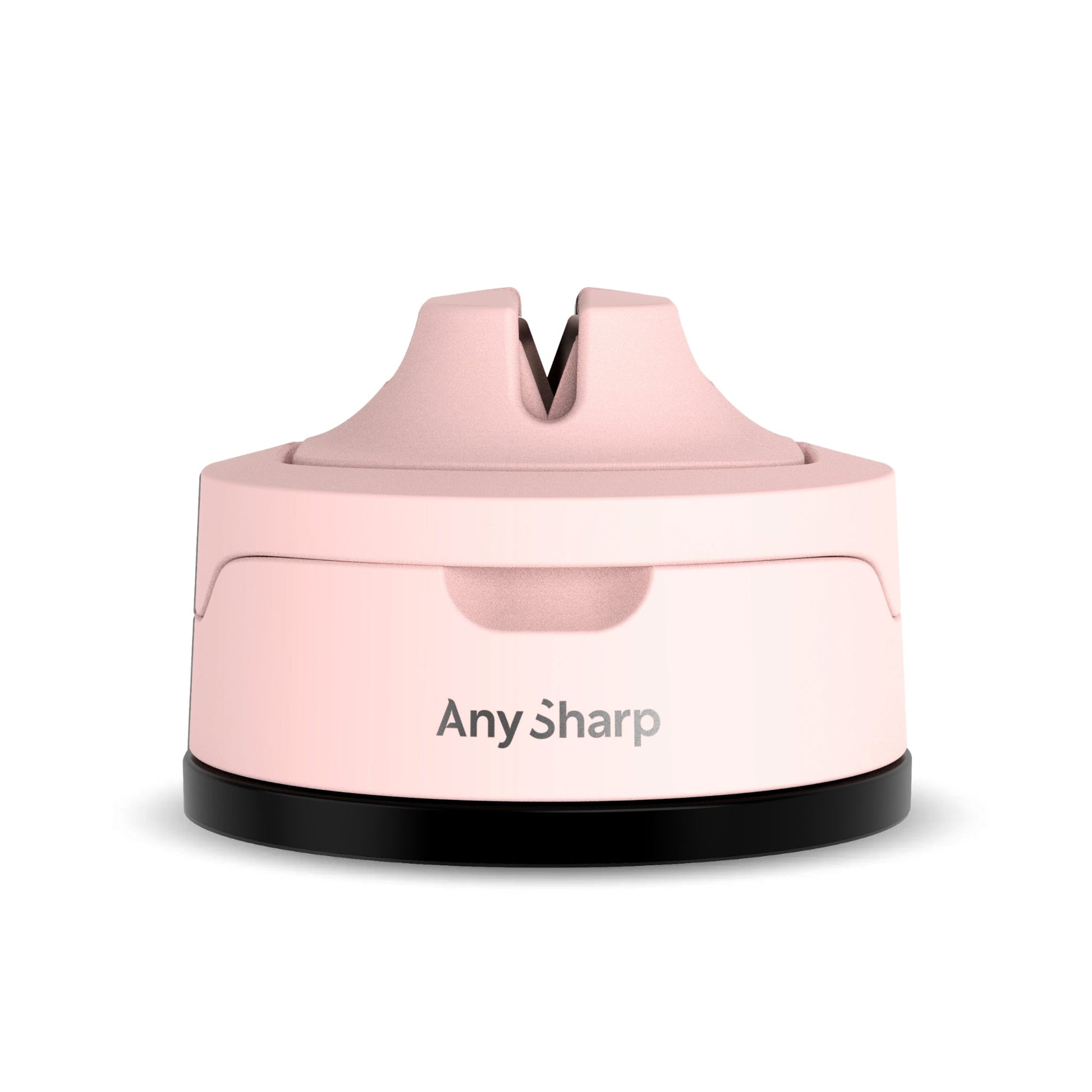 AnySharp Evo Knife Sharpener with ergonomic handle and sharpening slots for precise edge honing, designed for kitchen knives.