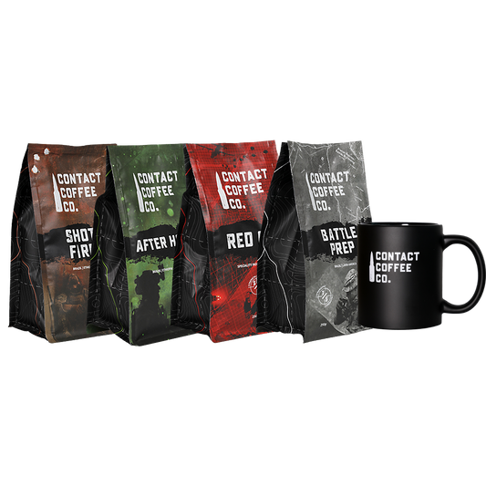Recce party deals from Contact Coffee Company Ltd. featuring assorted coffee packages and promotional offers in the image.