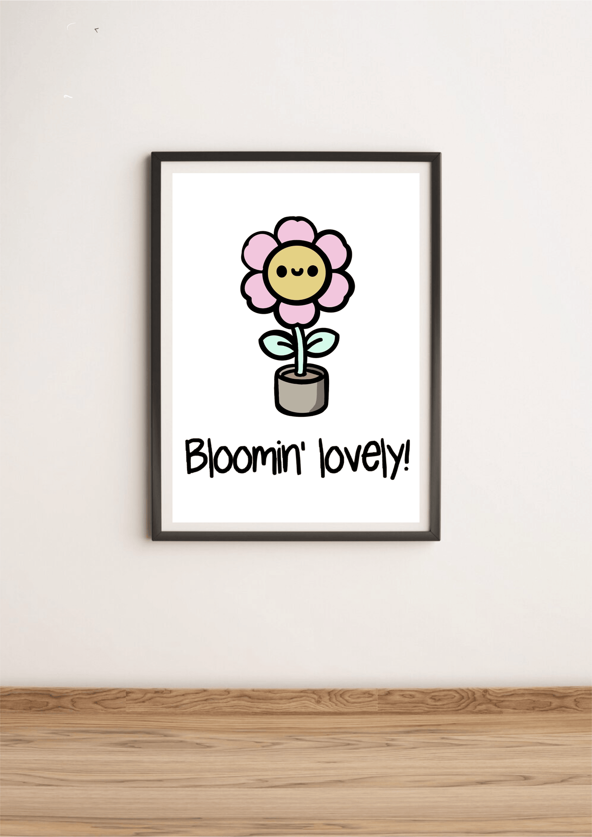 KEOLIX Bloomin' Lovely Print featuring vibrant floral artwork perfect for wall decor.