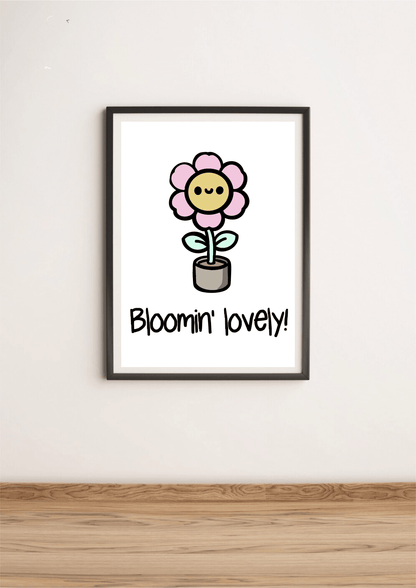 KEOLIX Bloomin' Lovely Print featuring vibrant floral artwork perfect for wall decor.