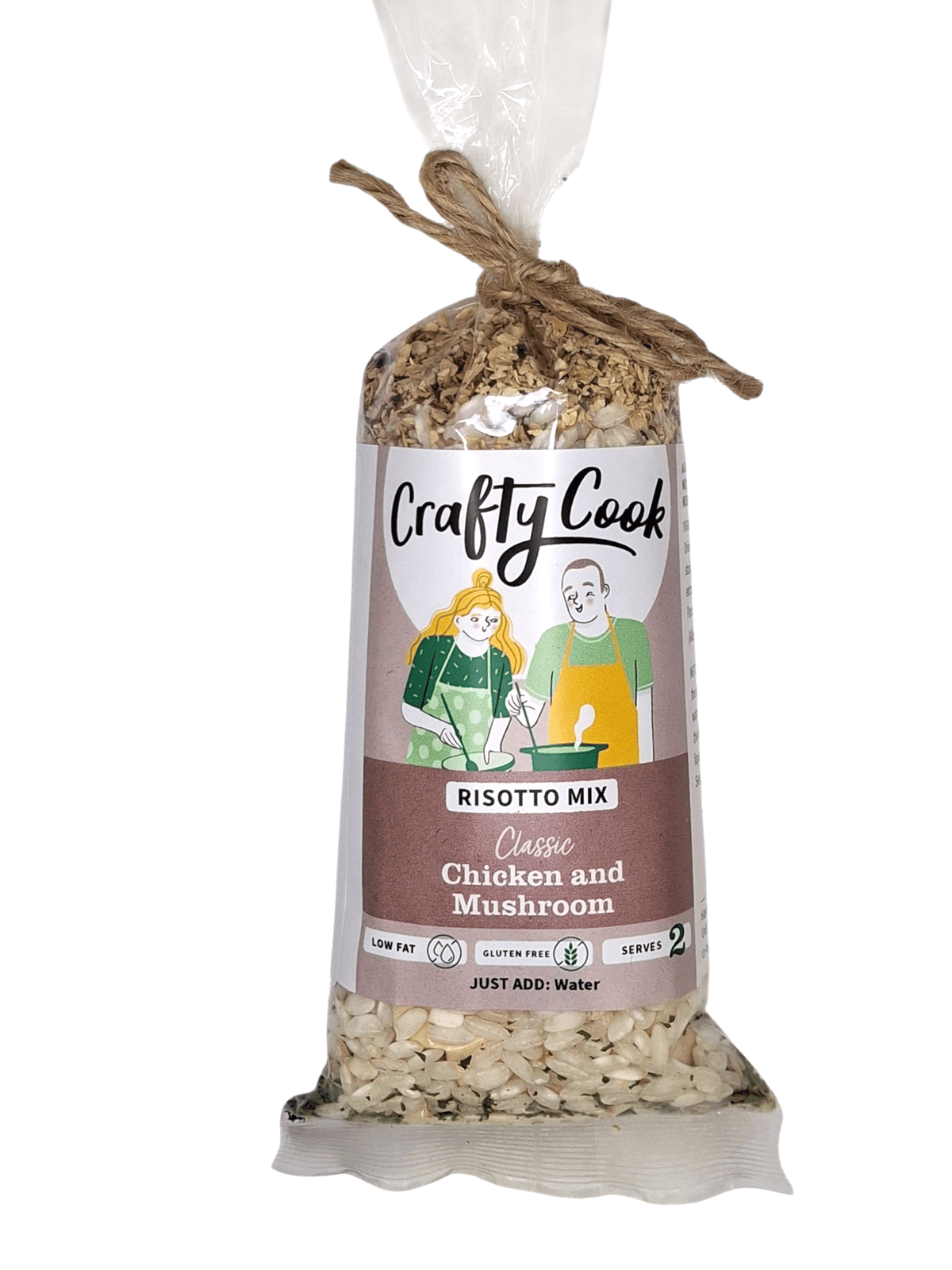 Crafty Cook Camper Cuisine Blue Van 3x2 Serving Meals wholesale packaging, colorful van illustration on meal containers.