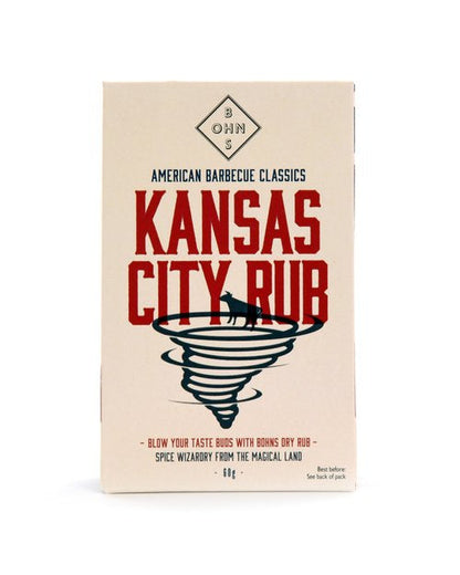 Photo of the BOHNS American Classic BBQ Rubs book showing four recipes with spice rub jars on the cover.
