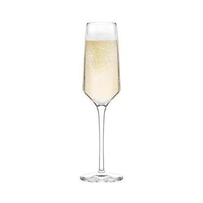 Set of six Stolzle Experience Champagne Flutes, 190ml, clear glassware for elegant champagne serving, by Glassware UK.