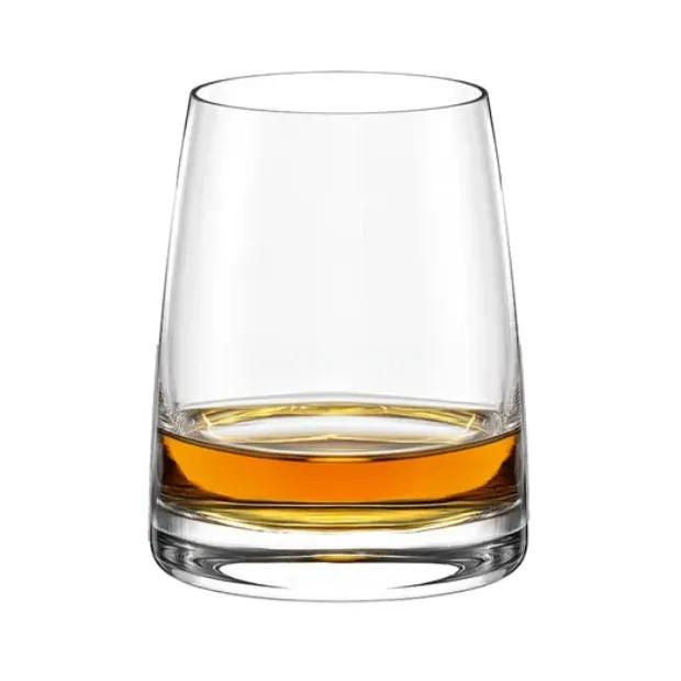 Set of six Stolzle Experience DOF whisky tumblers, 325ml each, clear glass with a classic design for whiskey drinking.