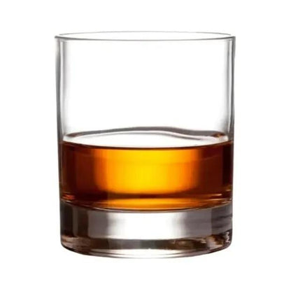 Glassware UK whisky 3-piece gift set with satin-lined presentation box, includes 0.8Ltr whisky decanter and matching glasses