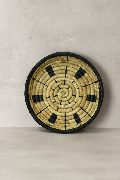 Small Malawi Wall Basket No 10 by Botanical Boys, decorative wall art with woven design, ideal for adding natural texture to any space.
