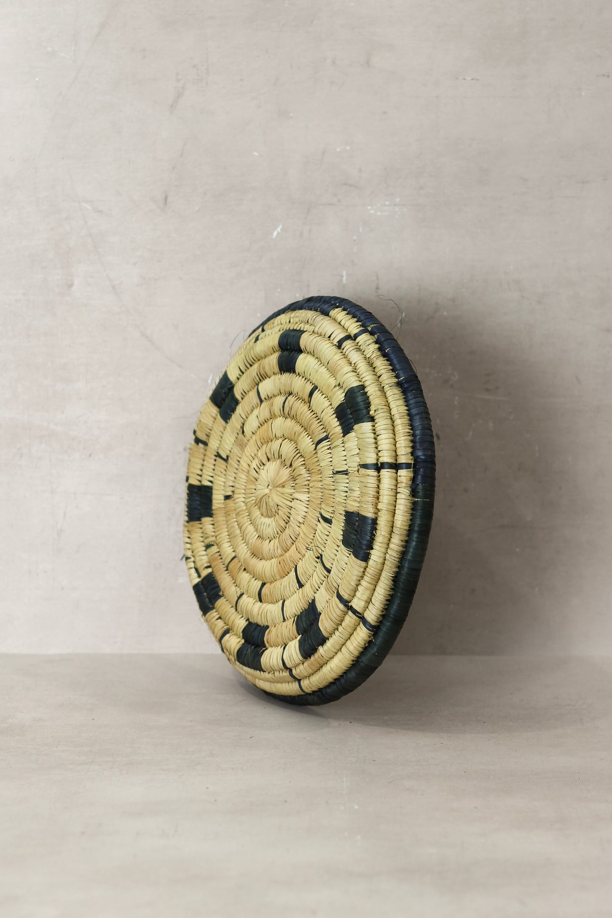 Small Malawi Wall Basket No 12 by Botanical Boys, decorative wall art with intricate woven design for home decor.