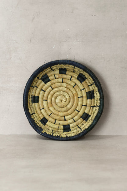 Small Malawi Wall Basket No 12 by Botanical Boys, decorative wall art with woven design suitable for interior decor.