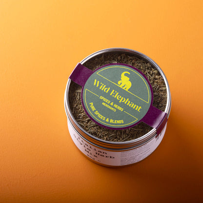 Organic Italian style herb mix from Wild Elephant, featuring fresh herbs and spices in an 80g package, ideal for seasoning dishes.