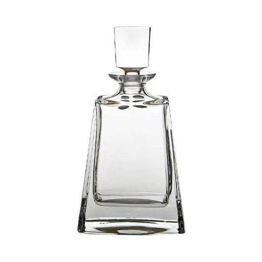 Elegant Boston Lead Crystal Decanter by Glassware UK, 0.7L, featuring a classic design with a glass stopper and detailed craftsmanship.