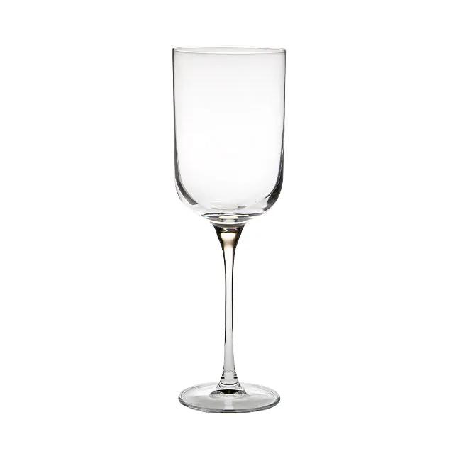 Set of six Krosno Glamour wine glasses, 350ml capacity, clear glassware for elegant wine serving, by Glassware UK.