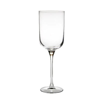 Set of six Krosno Glamour wine glasses, 350ml capacity, clear glassware for elegant wine serving, by Glassware UK.