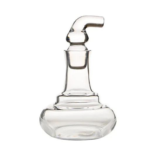 Krosno Handmade Glass Mini Decanter with 0.1L capacity, clear glass, elegant design, by Glassware UK.