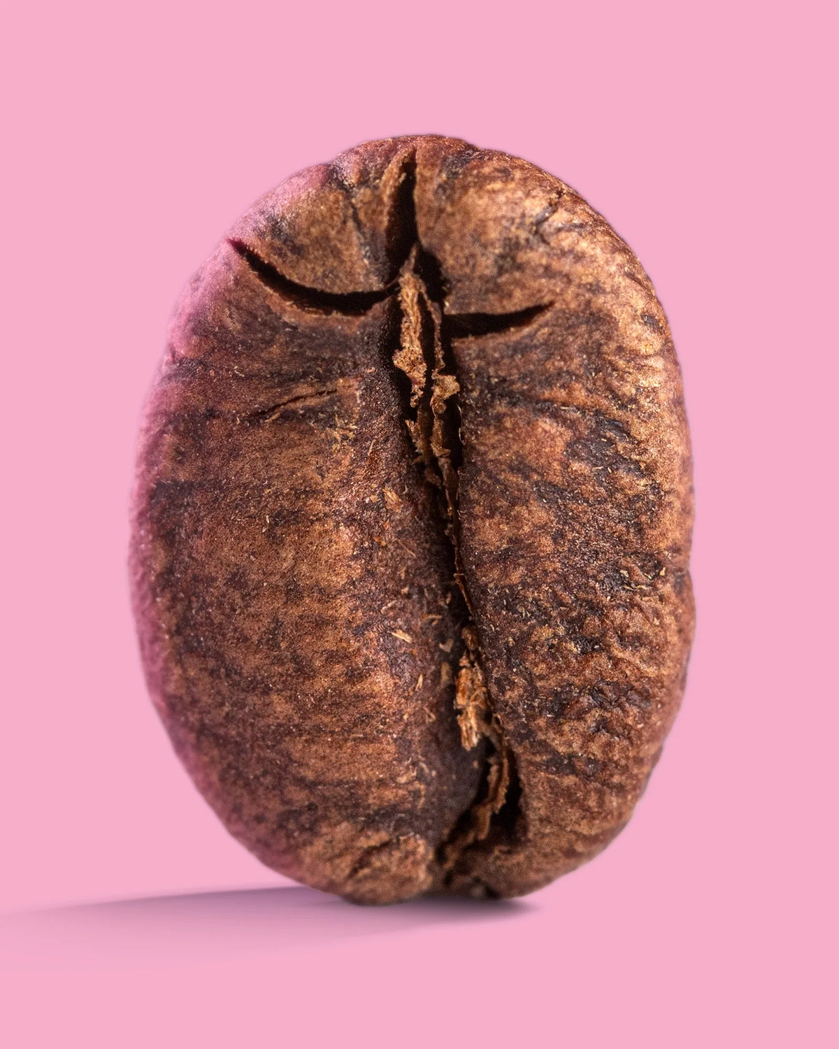 Colombia Finca Maracay medium roast coffee beans from Recent Beans, shown in a limited edition pink-themed packaging image.