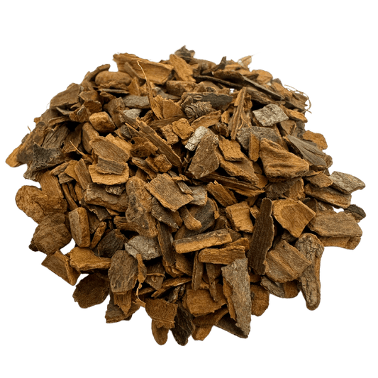 Loose leaf Mekong Cinnamon Tea from Porter Hill Tea Company, featuring aromatic cinnamon fruit and herbal blend in a clear image.